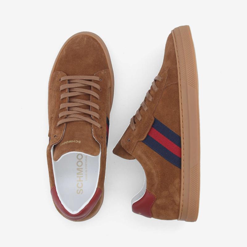 SPARK GANG M - SUEDE/STRAP - WHISKY/BLEU MARINE
